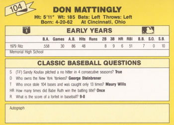 Card back