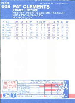 Card back