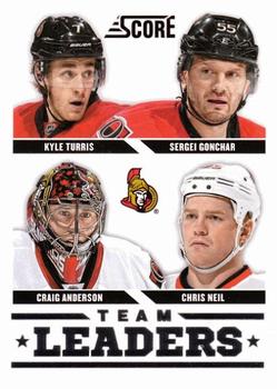 Chris Neil / Craig Anderson / Kyle Turris / Sergei Gonchar