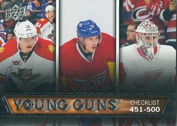 Young Guns Checklist (Brendan Gallagher / Petr Mrazek / Aleksander Barkov)