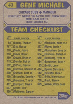 Card back