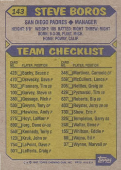 Card back