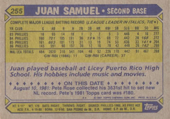 Card back