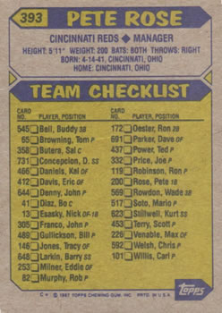 Card back
