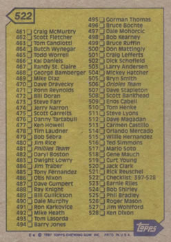 Card back