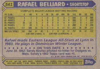 Card back