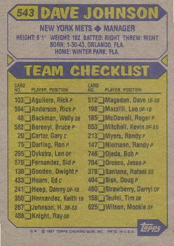 Card back