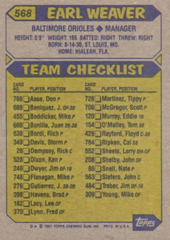 Card back