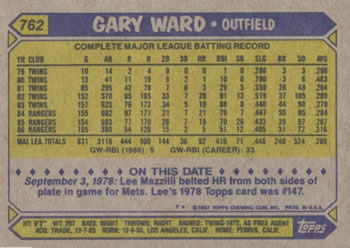 Card back