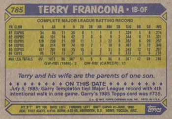 Card back