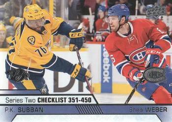 P.K. Subban / Shea Weber