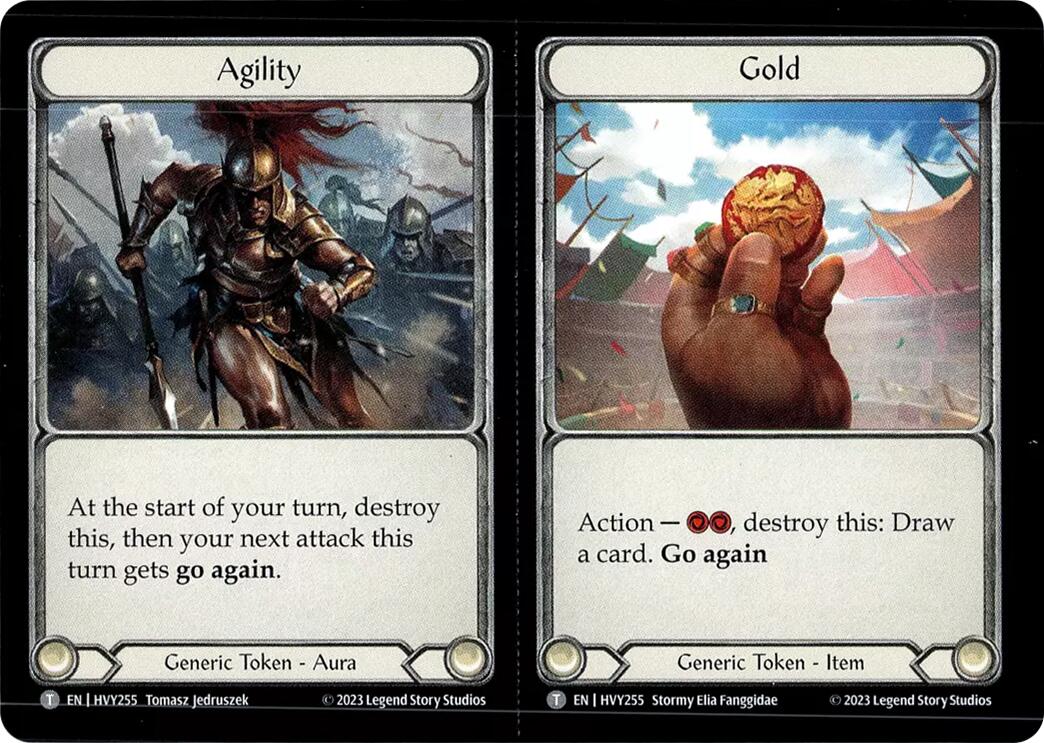Agility // Gold // Might // Vigor