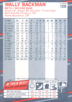 Card back