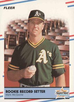 Rookie Record Setter (Mark McGwire)