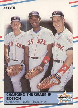 Changing the Guard in Boston (Mike Greenwell / Ellis Burks / Todd Benzinger)