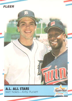 A.L. All Stars (Matt Nokes / Kirby Puckett)