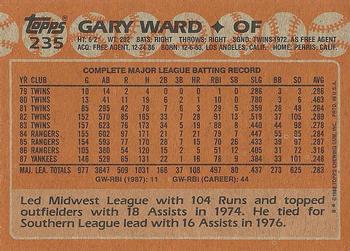 Card back