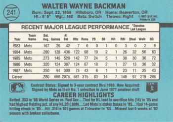 Card back