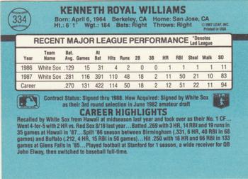 Card back