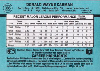 Card back