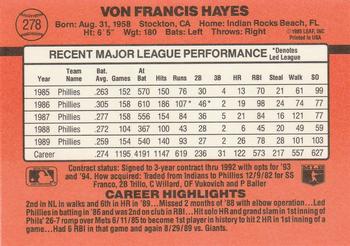 Card back