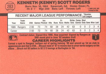 Card back