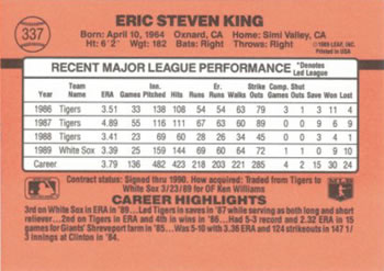 Card back