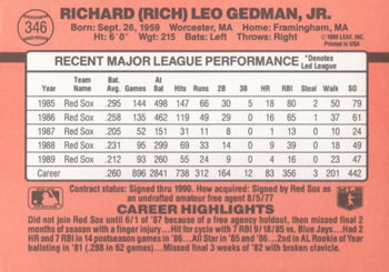 Card back