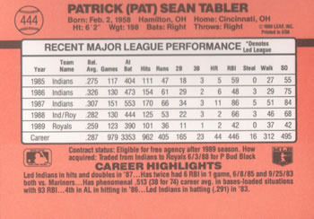 Card back