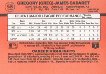Card back