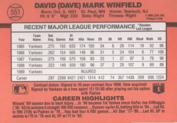 Card back