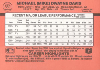 Card back