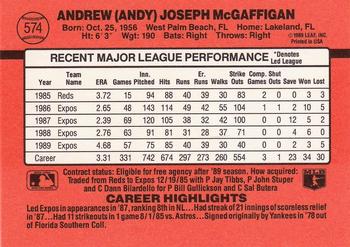 Card back