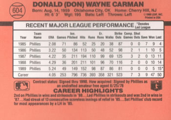 Card back