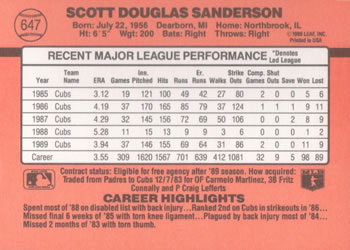 Card back