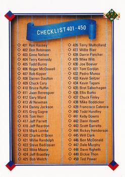 Checklist: 401-500