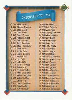 Checklist: 701-800