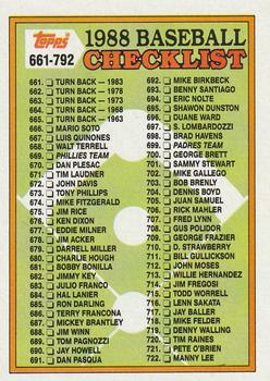 Checklist: 661-792
