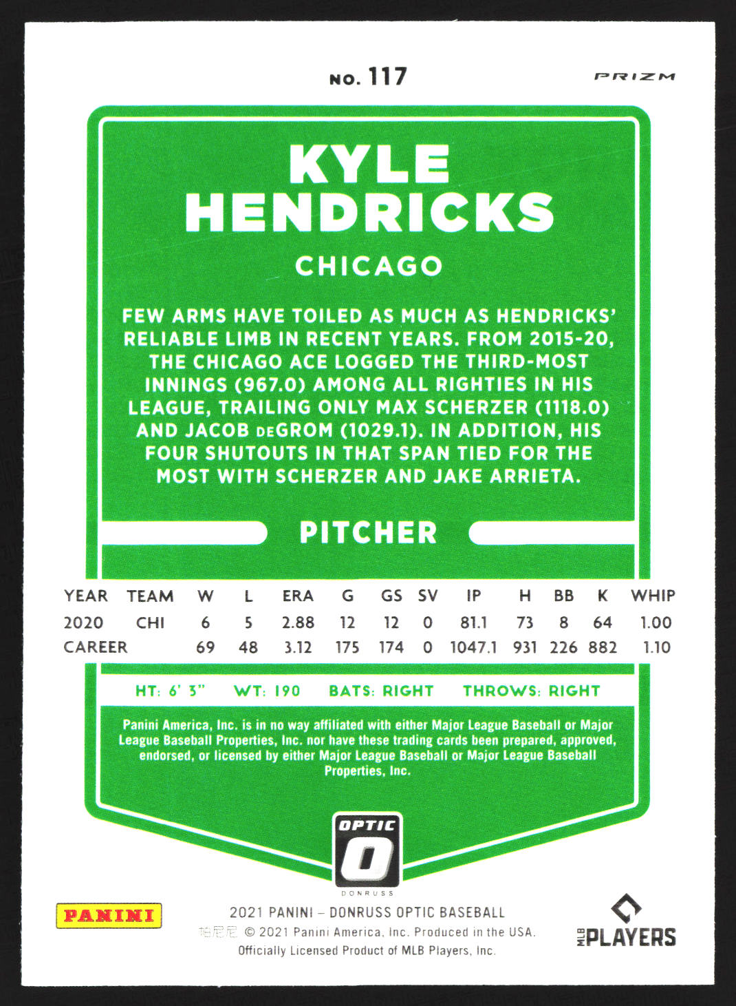 Card back