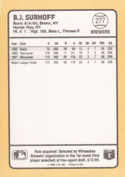 Card back