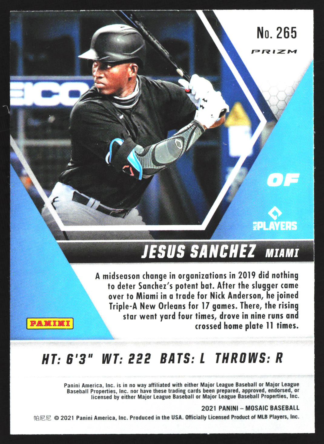 Card back