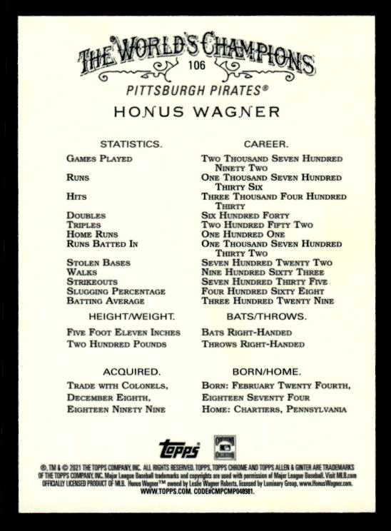 Card back