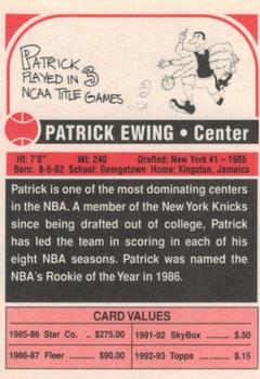 Card back