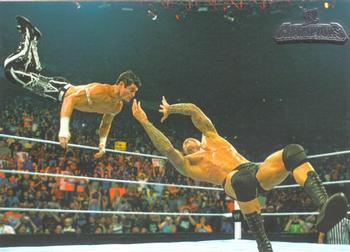 Randy Orton's RKO on Evan Bourne