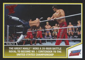 The Great Khali Wins a 20-Man Battle Royal to Become No. 1 Contender to the United States Championship