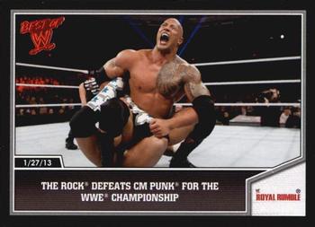 The Rock Defeats CM Punk for the WWE Championship