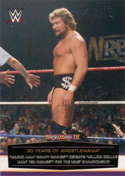 "Macho Man" Randy Savage Defeats "Million Dollar Man" Ted DiBiase for the WWE Championship 