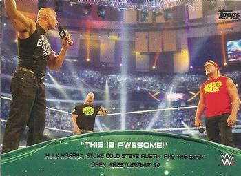Hulk Hogan, Stone Cold Steve Austin and The Rock Open WrestleMania 30