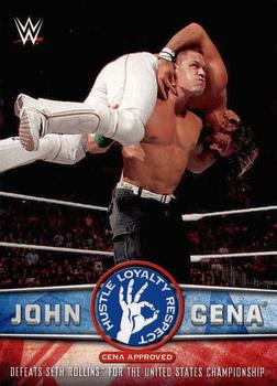 John Cena - Defeats Seth Rollins for the United States Championship