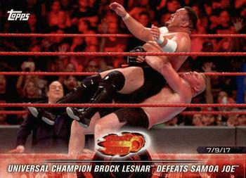 Universal Champion Brock Lesnar Defeats Samoa Joe - Great Balls of Fire 2017
